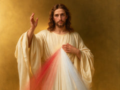 Divine Mercy Jesus – Golden Welcome