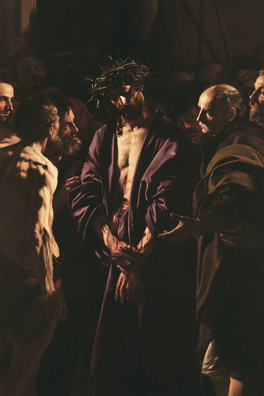 Ecce Homo — Caravage - ténébrisme · Portrait n° 12