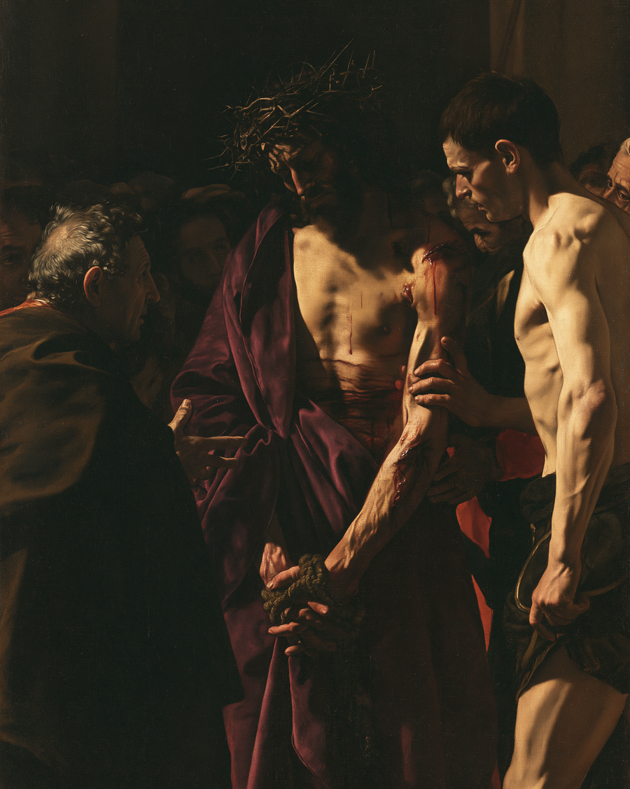 Ecce Homo — Caravage - ténébrisme · Portrait n° 21