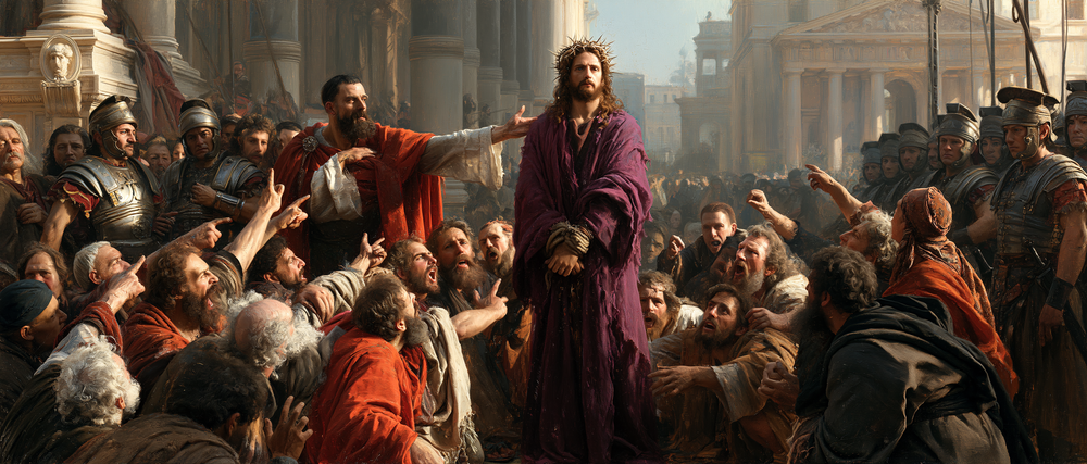 Ecce Homo — Explosion de mouvement · Paysage n° 18 — art chrétien