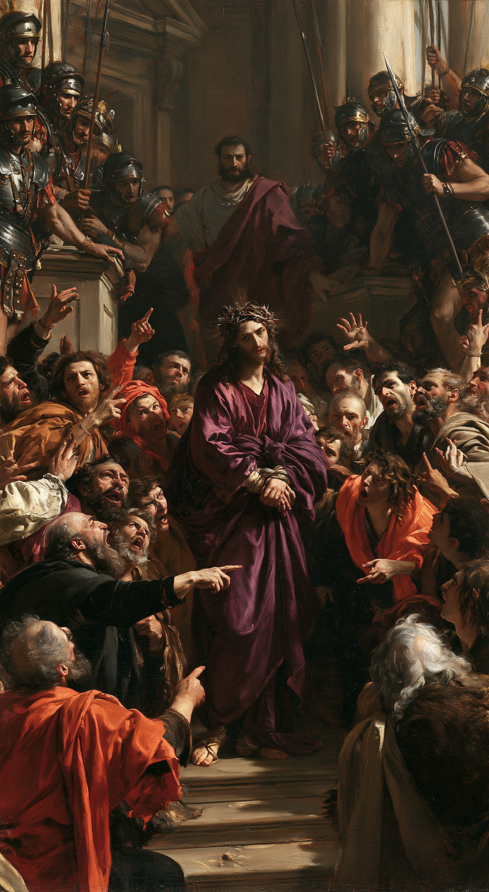 Ecce Homo — Explosion de mouvement · Portrait n° 5 — art chrétien