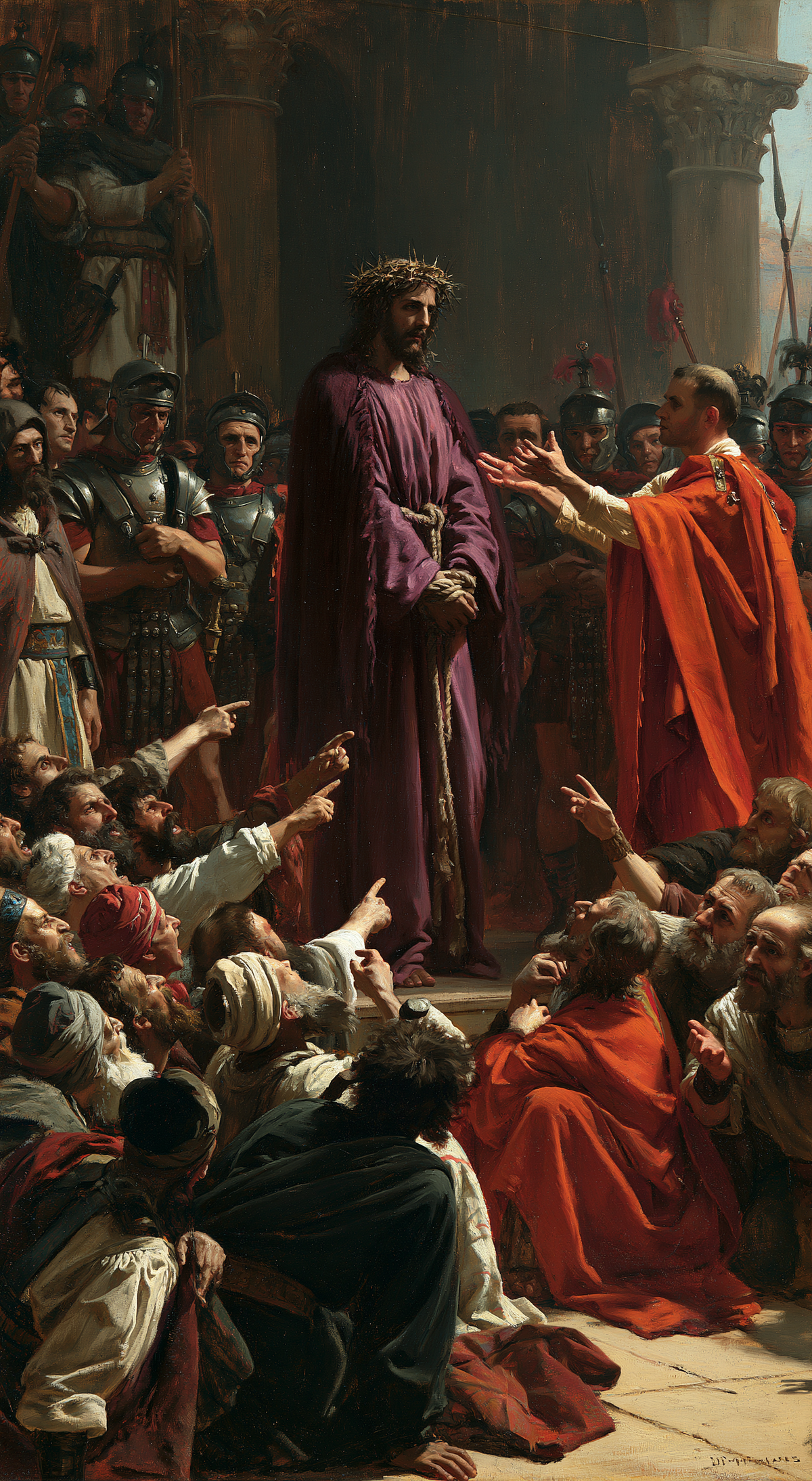 Ecce Homo — Explosion de mouvement · Portrait n° 7 — art chrétien