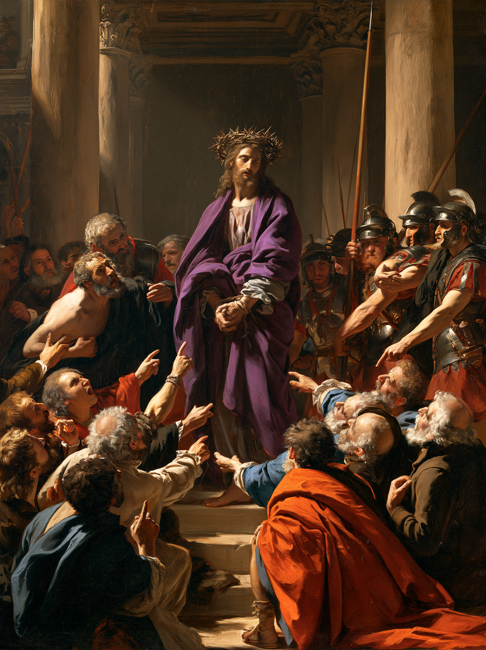 Ecce Homo — Explosion de mouvement · Portrait n° 15 — art chrétien