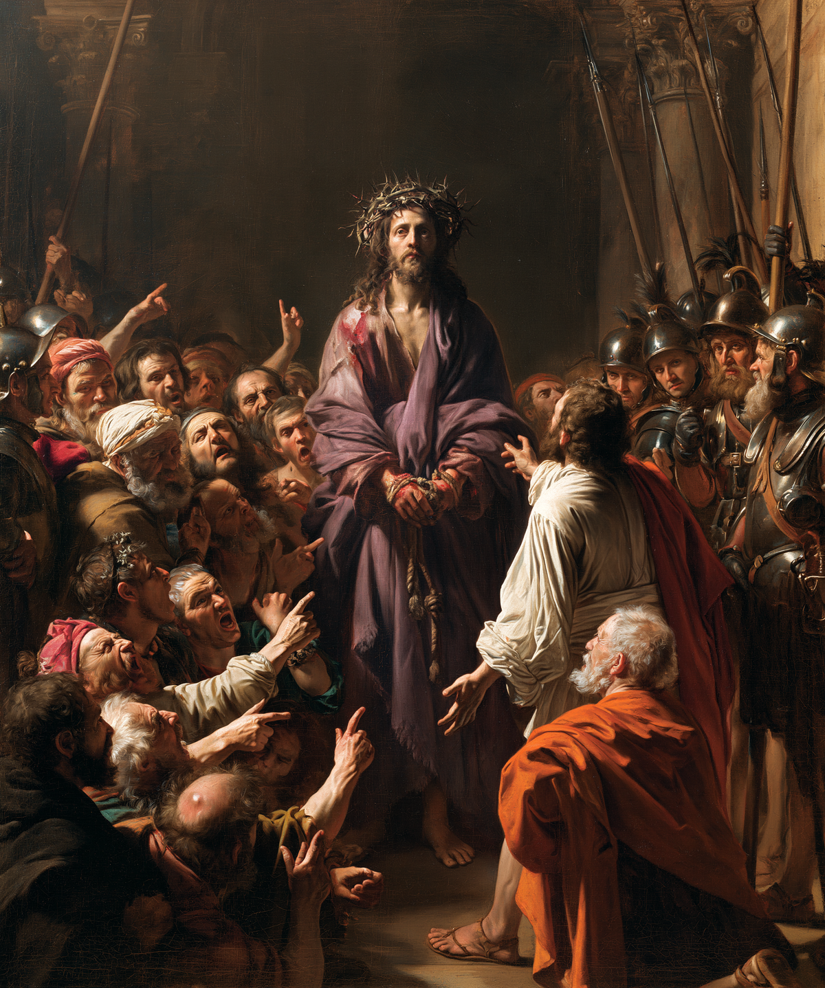Ecce Homo — Explosion de mouvement · Portrait n° 24 — art chrétien