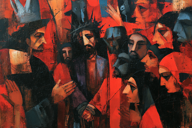 Ecce Homo — La Couronne au milieu des angles rouges