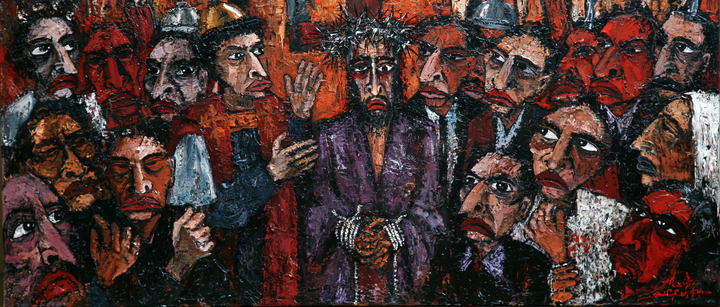 Ecce Homo — Le Regard fixe dans la matière sombre