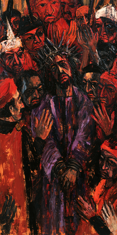 Ecce Homo — Le Visage oblique dans la houle des mains