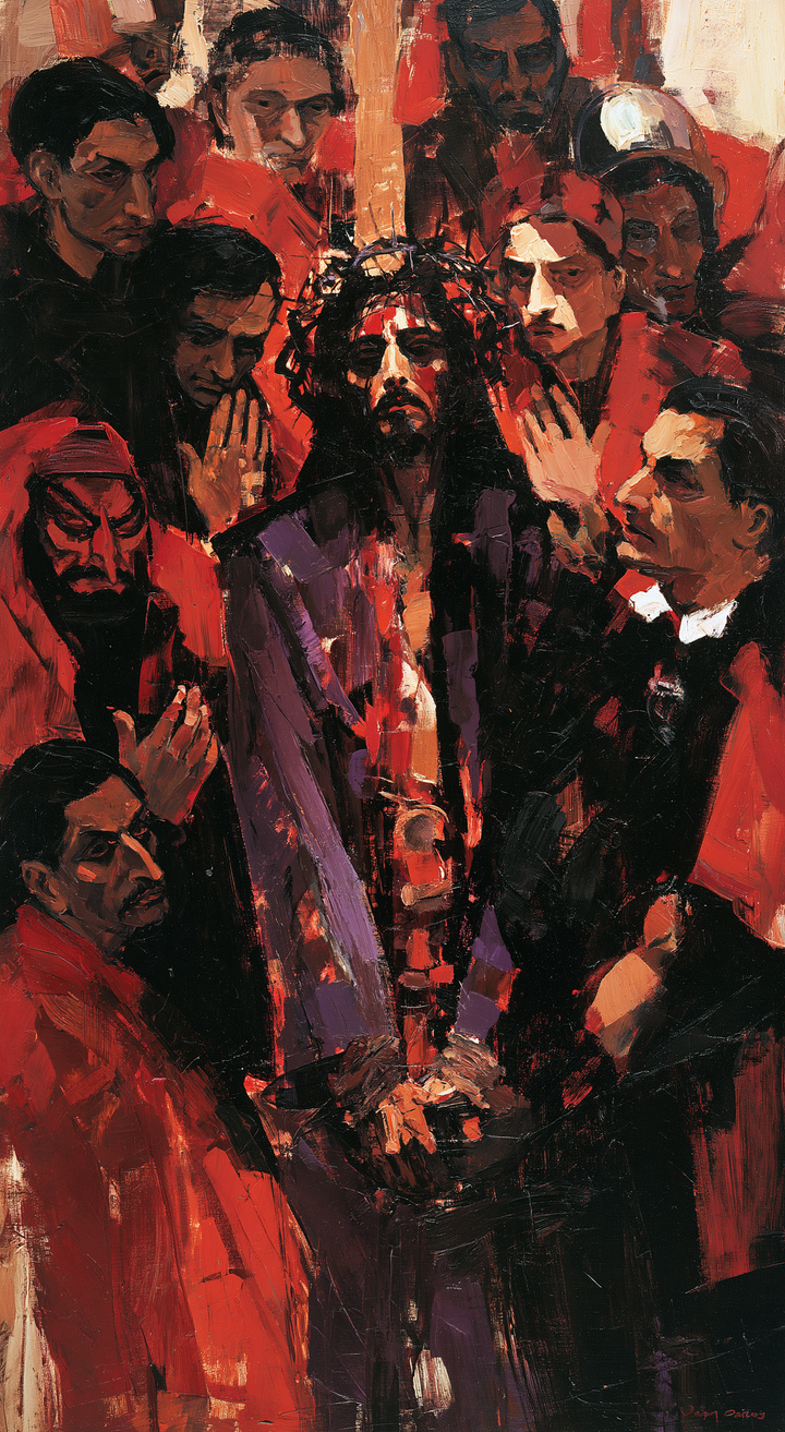 Ecce Homo — Les Poignets au milieu des fragments clairs