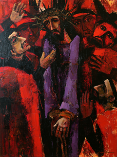 Ecce Homo — La Paume descendue au bord du manteau