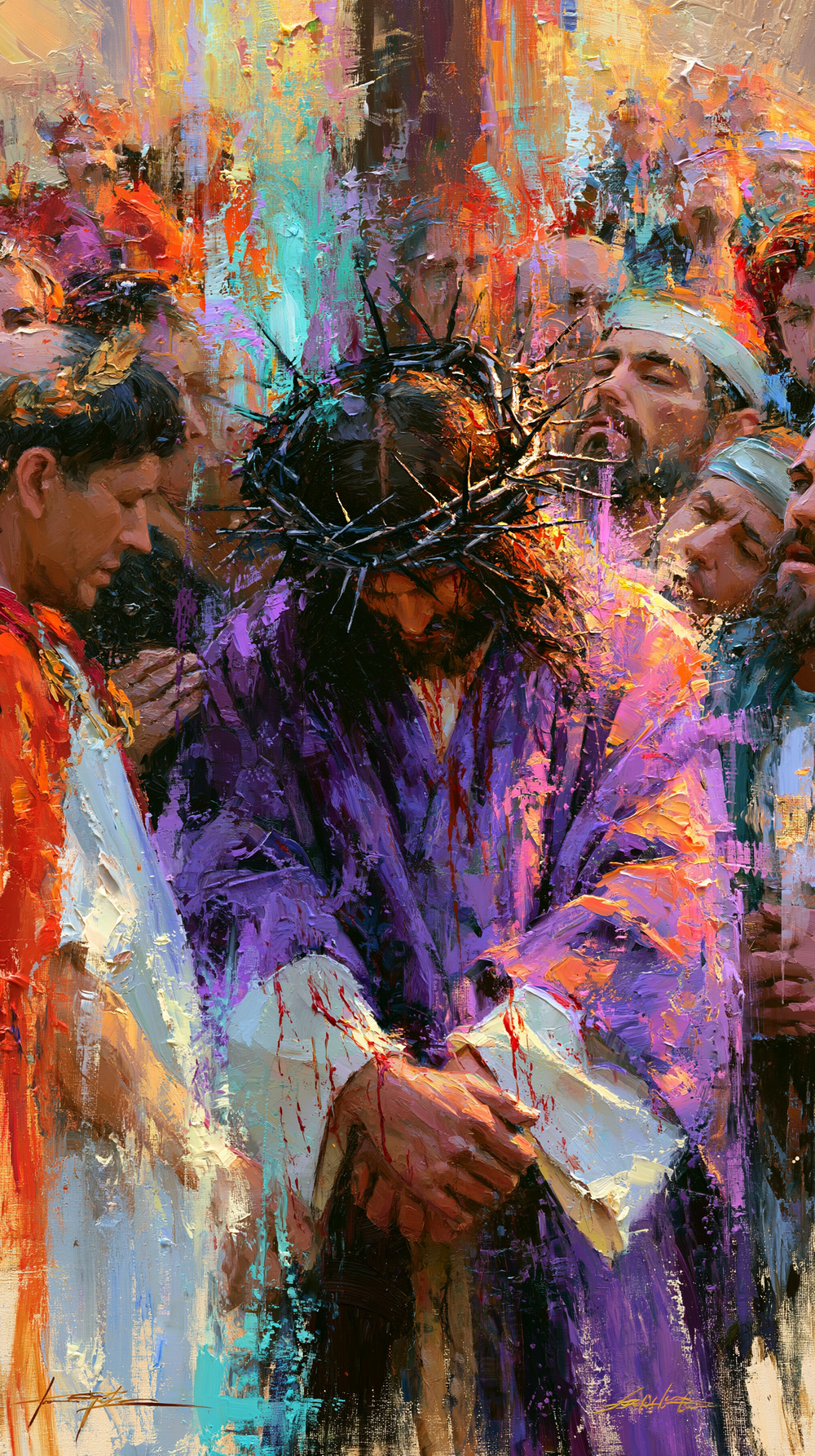 Ecce Homo — Impressionniste · Portrait n° 5 — art chrétien