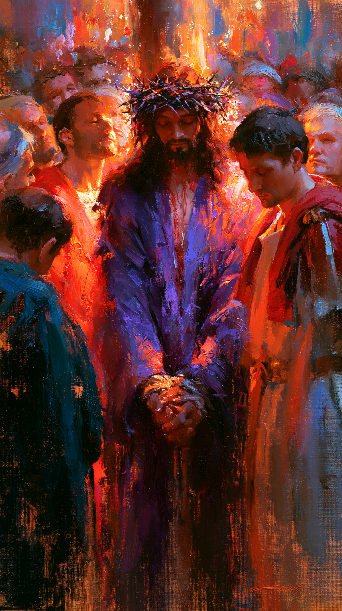 Ecce Homo — Impressionniste · Portrait n° 7 — art chrétien
