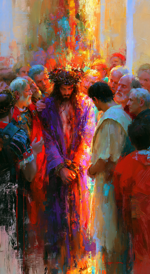 Ecce Homo — Impressionniste · Portrait n° 10 — art chrétien