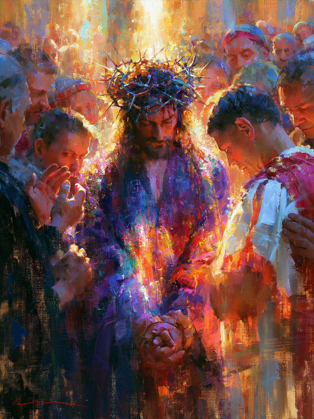 Ecce Homo — Impressionniste · Portrait n° 19 — art chrétien