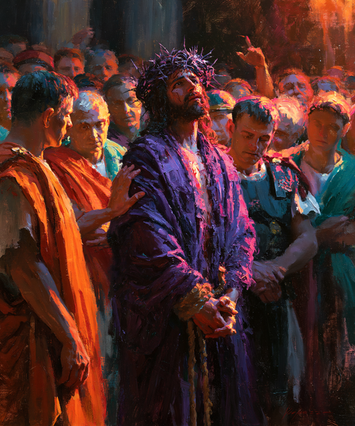 Ecce Homo — Impressionniste · Portrait n° 27 — art chrétien