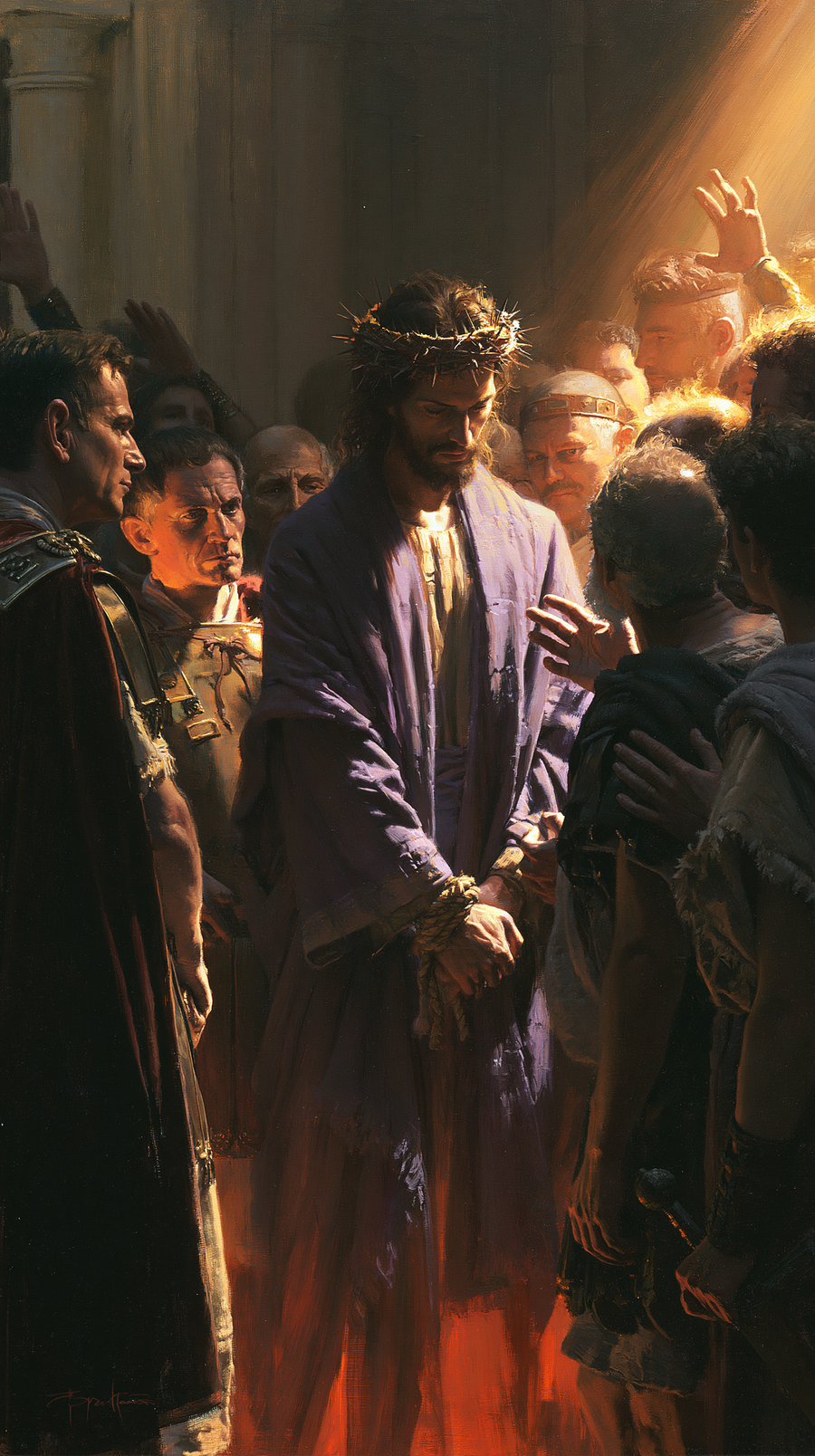 Ecce Homo — Lumière divine · Portrait n° 11