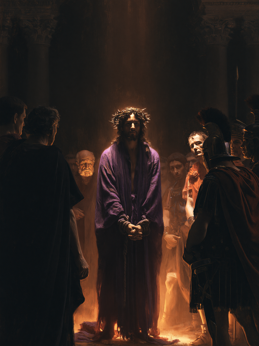 Ecce Homo — Lumière divine · Portrait n° 18