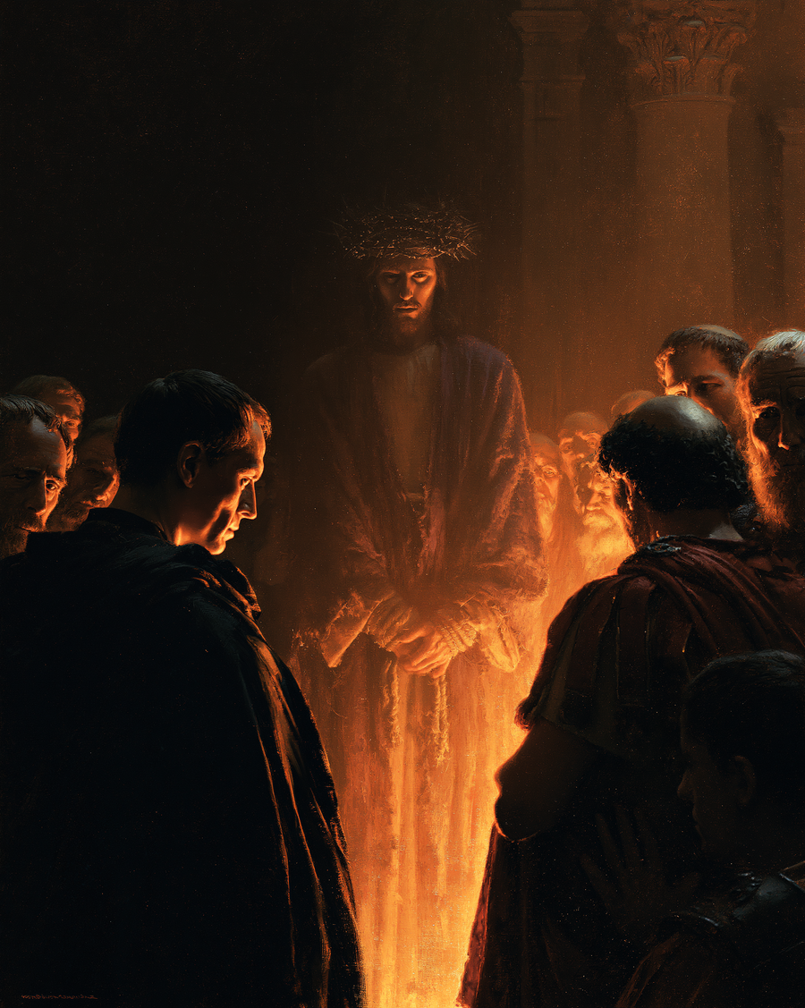 Ecce Homo — Lumière divine · Portrait n° 21