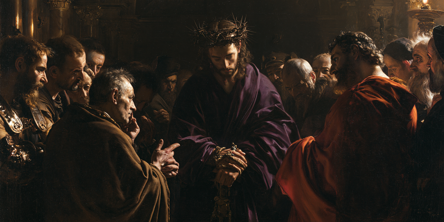 Ecce Homo — Noir et or · Paysage n° 23