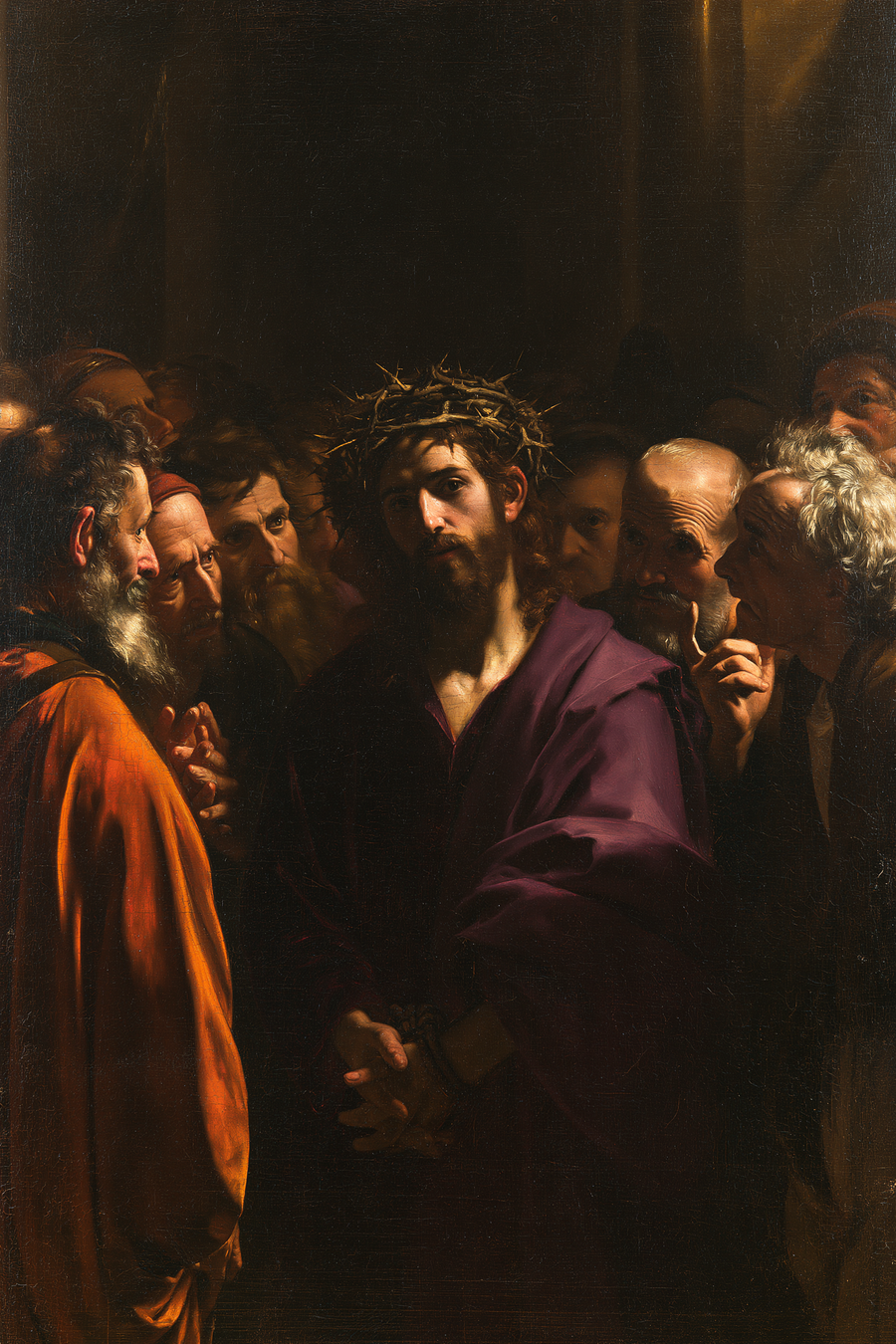 Ecce Homo — Noir et or · Portrait n° 13