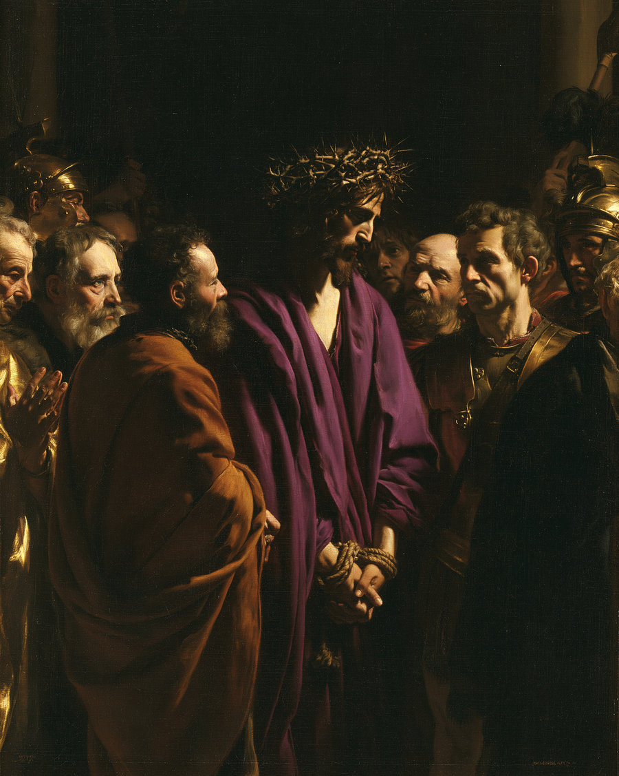 Ecce Homo — Noir et or · Portrait n° 22