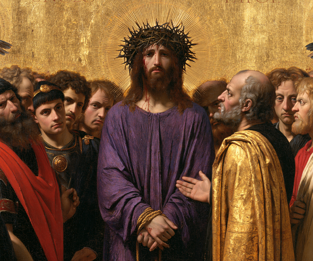 Ecce Homo — Sacré doré · Paysage n° 1 — art chrétien