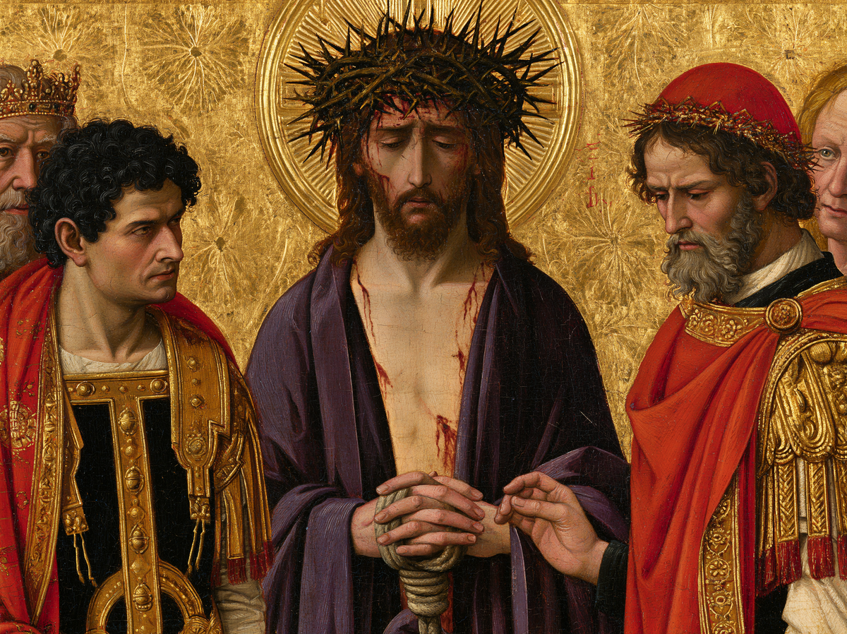 Ecce Homo — Sacré doré · Paysage n° 6 — art chrétien