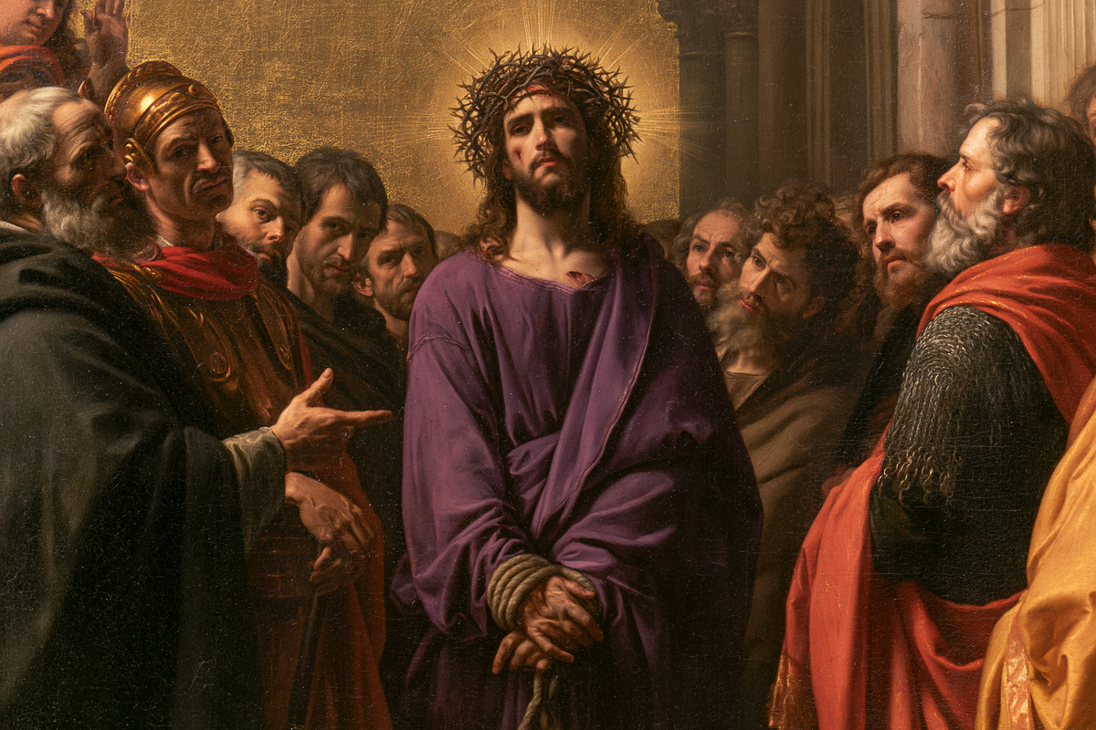 Ecce Homo — Le Regard au-dessus des mains qui interrogent