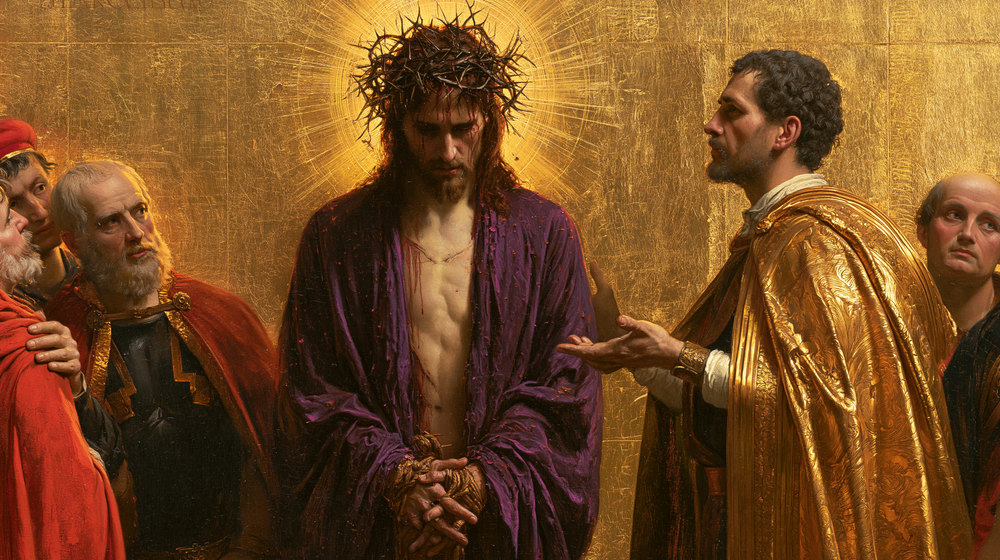 Ecce Homo — Sacré doré · Paysage n° 12 — art chrétien
