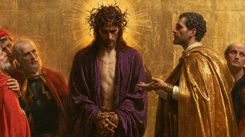 Ecce Homo — Sacré doré · Paysage n° 12 — art chrétien