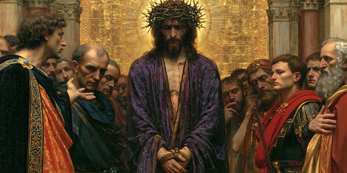 Ecce Homo — Sacré doré · Paysage n° 16 — art chrétien