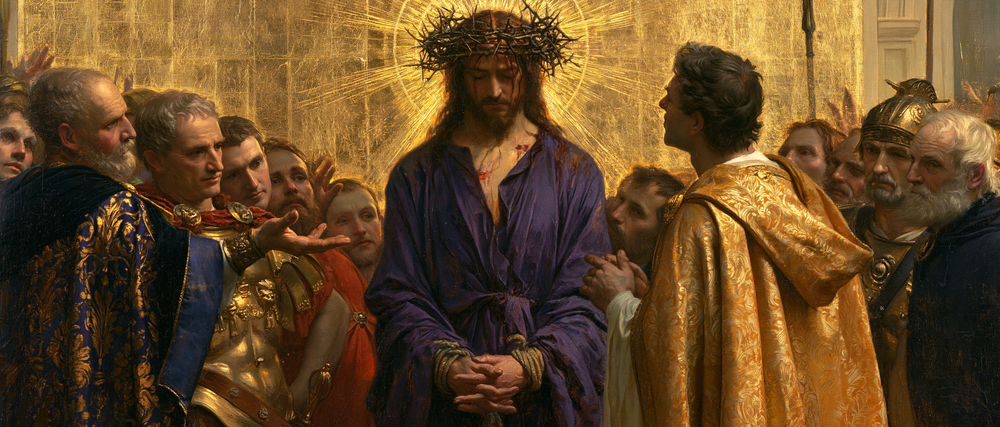 Ecce Homo — Sacré doré · Paysage n° 20 — art chrétien