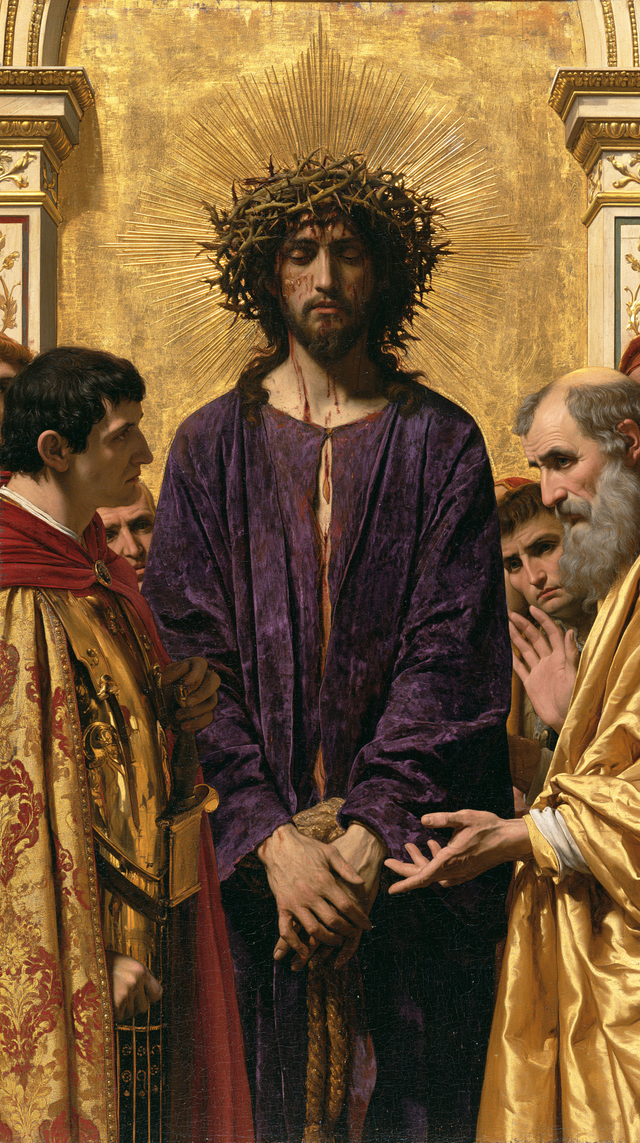 Ecce Homo — Les Poignets offerts entre les pilastres