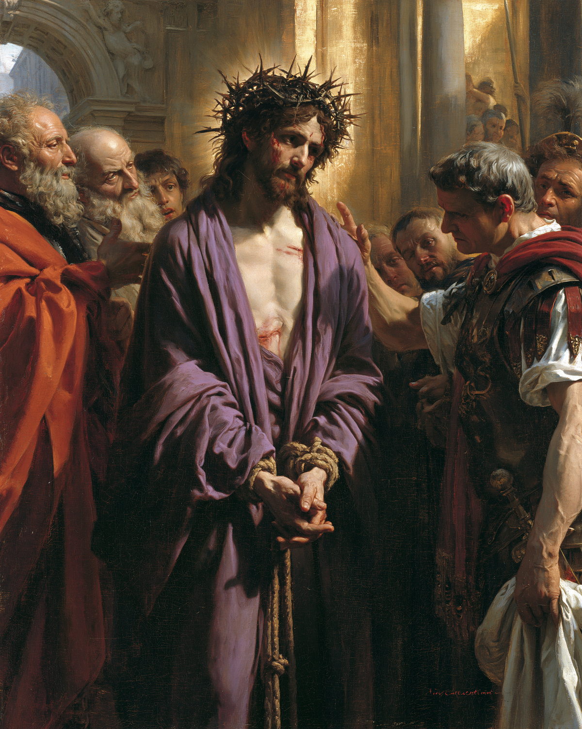 Ecce Homo — Sacré doré · Portrait n° 21