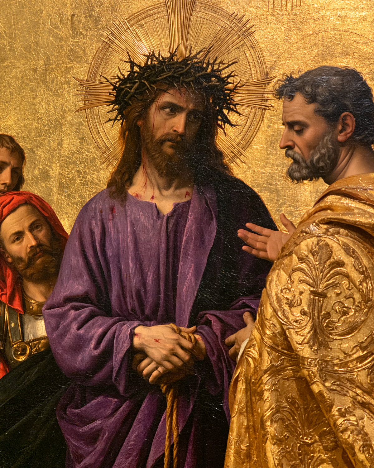 Ecce Homo — Sacré doré · Portrait n° 22 — art chrétien