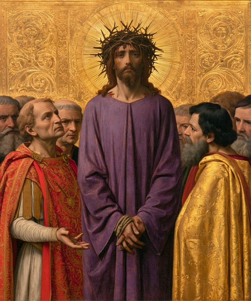 Ecce Homo — Sacré doré · Portrait n° 24 — art chrétien