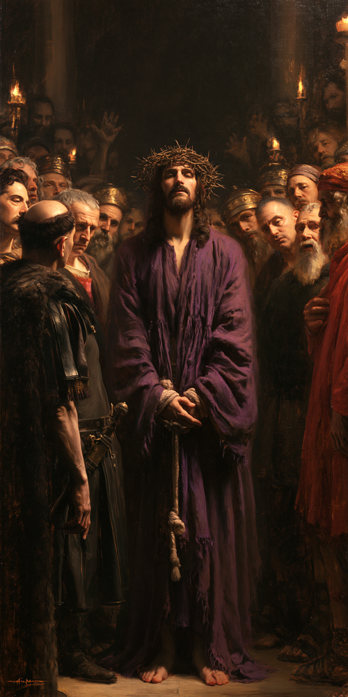 Ecce Homo — Silence sacré · Portrait n° 1 — art chrétien