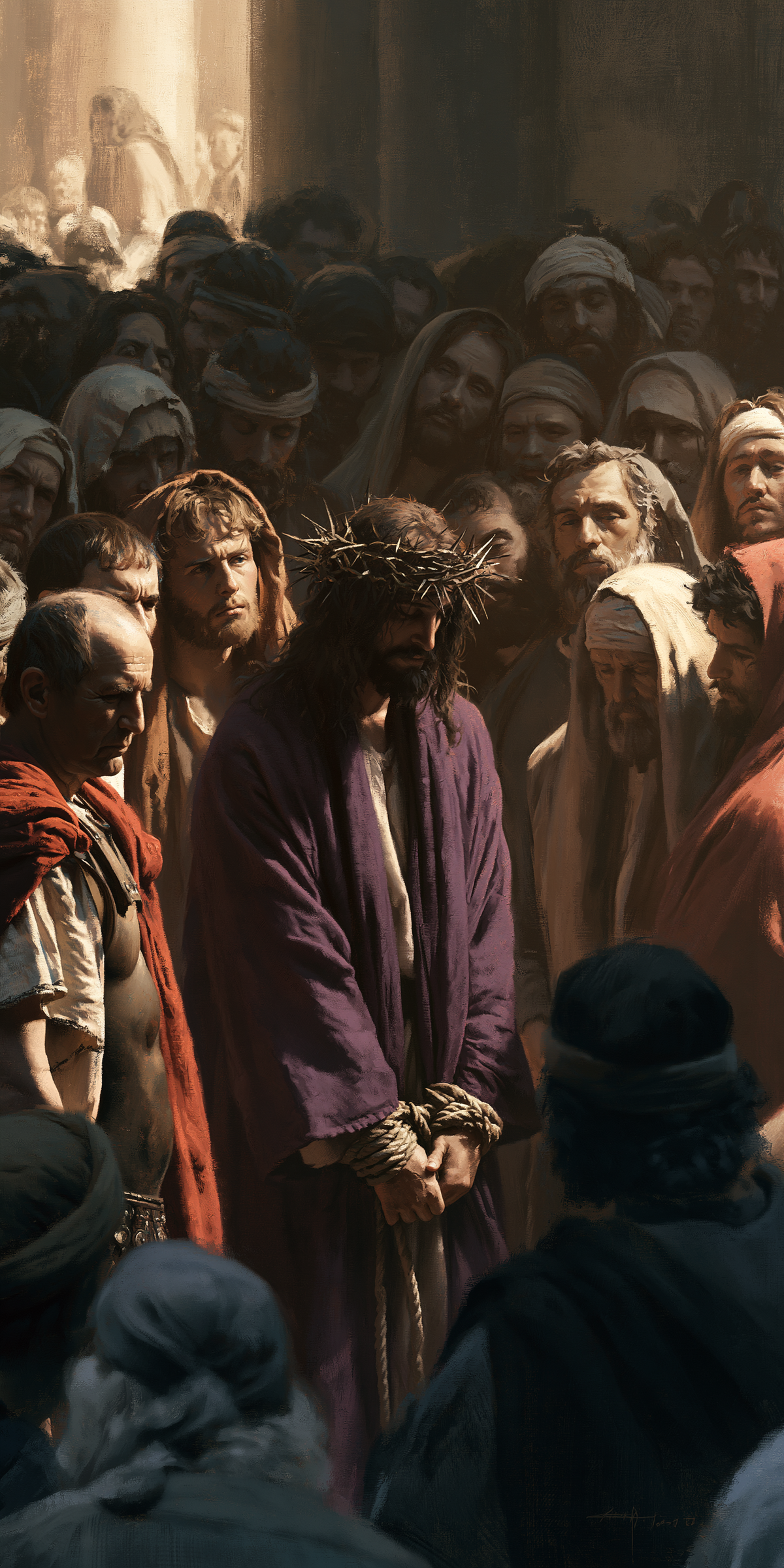 Ecce Homo — Silence sacré · Portrait n° 2 — aperçu de la finition sélectionnée