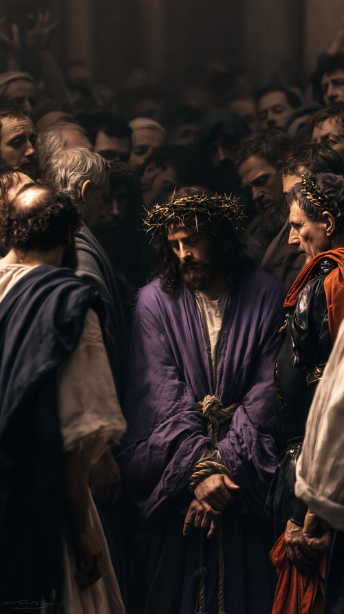 Ecce Homo — Silence sacré · Portrait n° 12 — art chrétien