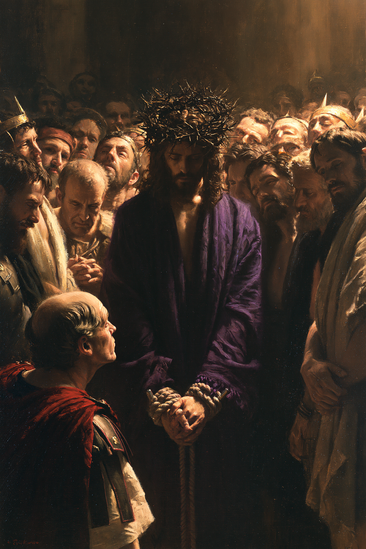 Ecce Homo — Silence sacré · Portrait n° 14 — aperçu de la finition sélectionnée