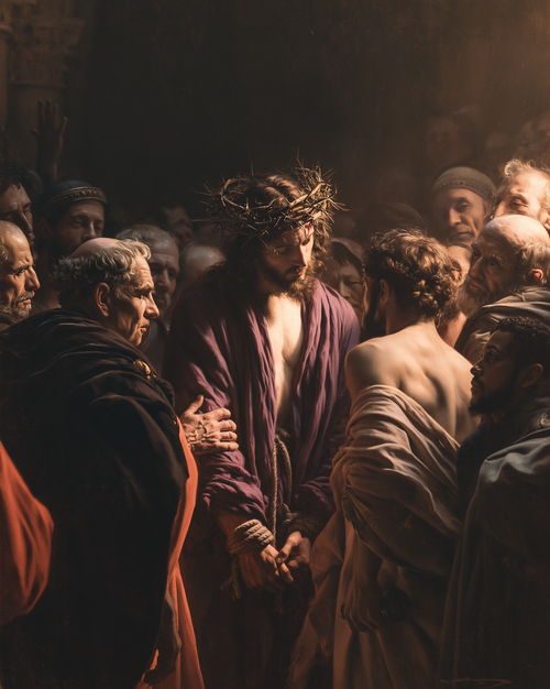 Ecce Homo — Silence sacré · Portrait n° 20 — art chrétien