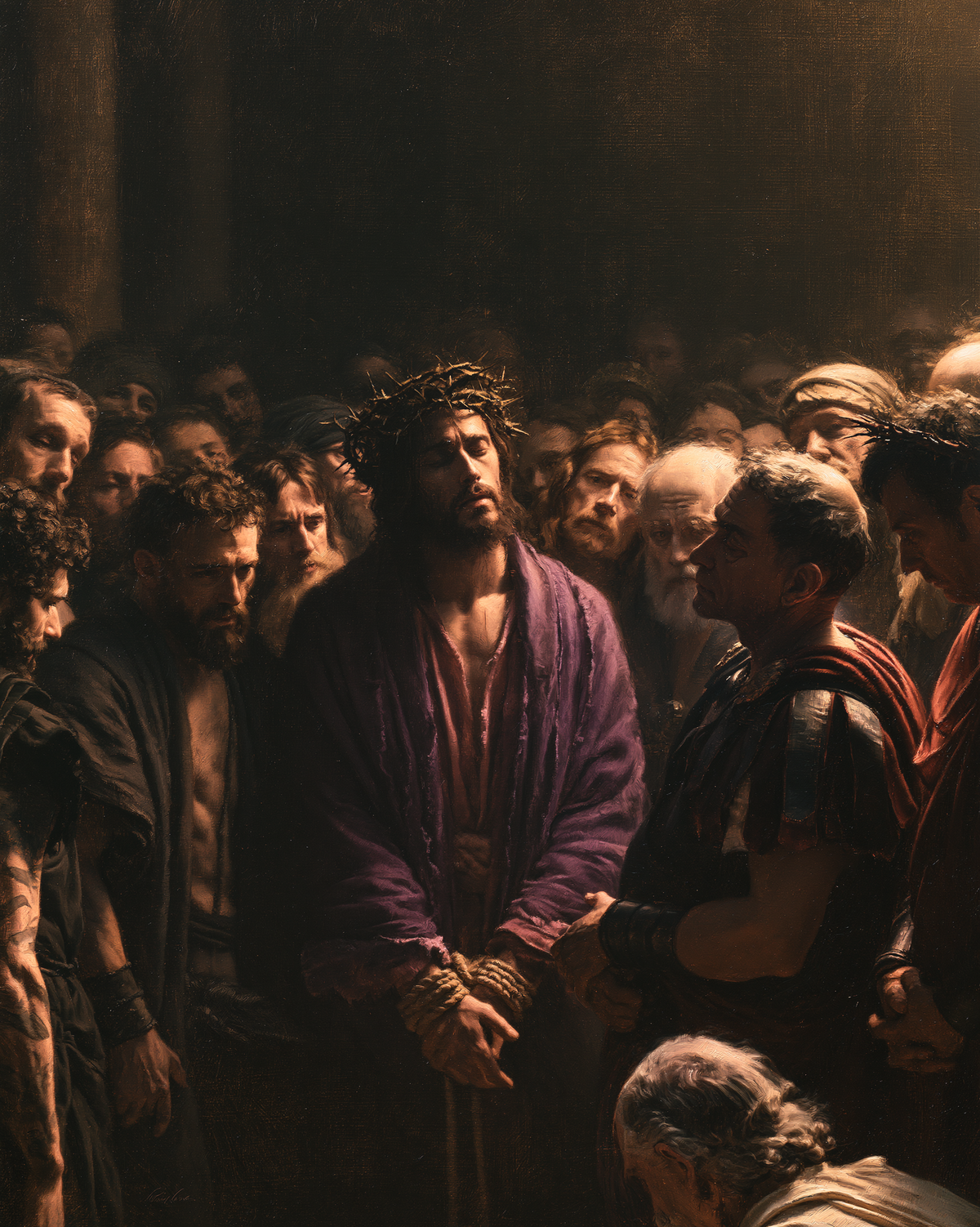 Ecce Homo — Silence sacré · Portrait n° 22 — art chrétien