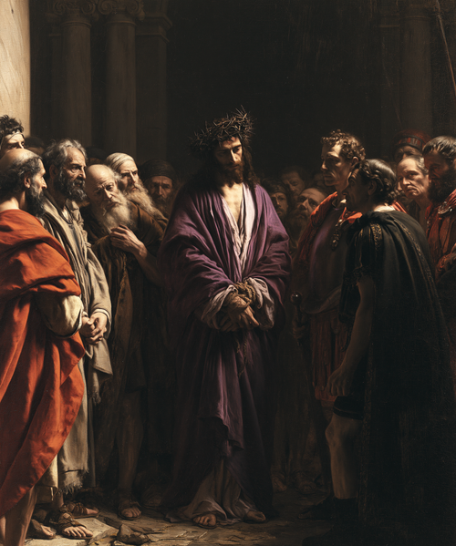 Ecce Homo — Silence sacré · Portrait n° 26 — art chrétien