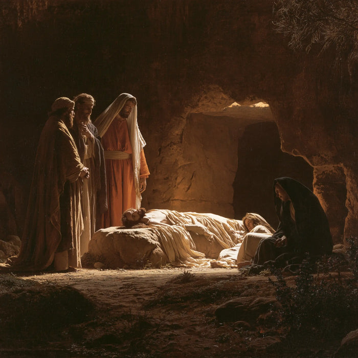 La Mise au tombeau du Christ — La Terre devant le repos sacré