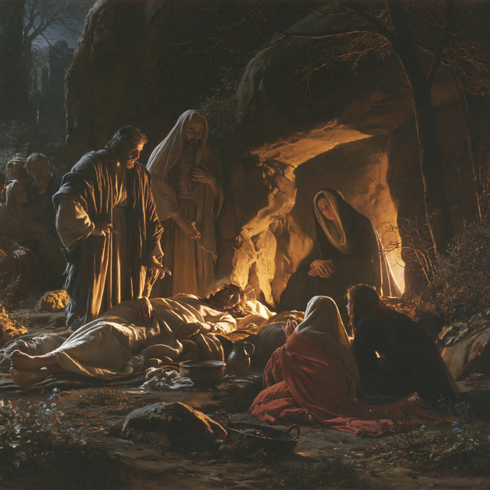 La Mise au tombeau du Christ — Le Lin dans l’ombre des racines