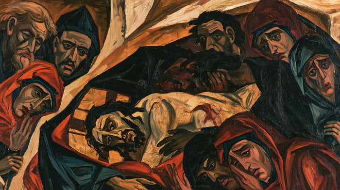 La Mise au tombeau du Christ — Les Visages taillés dans l’ocre
