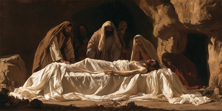 La Mise au tombeau du Christ — Le Repos devant la petite porte noire