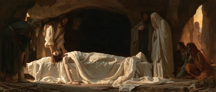 La Mise au tombeau du Christ — Le Bras au bord du drap paisible