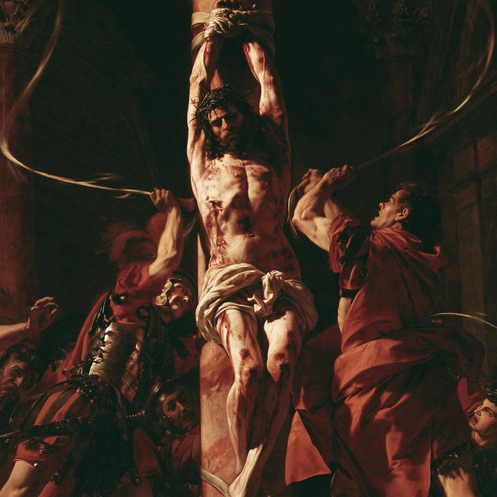 La Flagellation du Christ — Explosion de mouvement · Carré n° 2