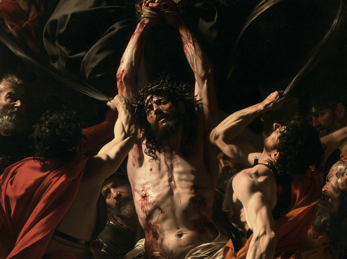 La Flagellation du Christ — Explosion de mouvement · Paysage n° 8 — art chrétien