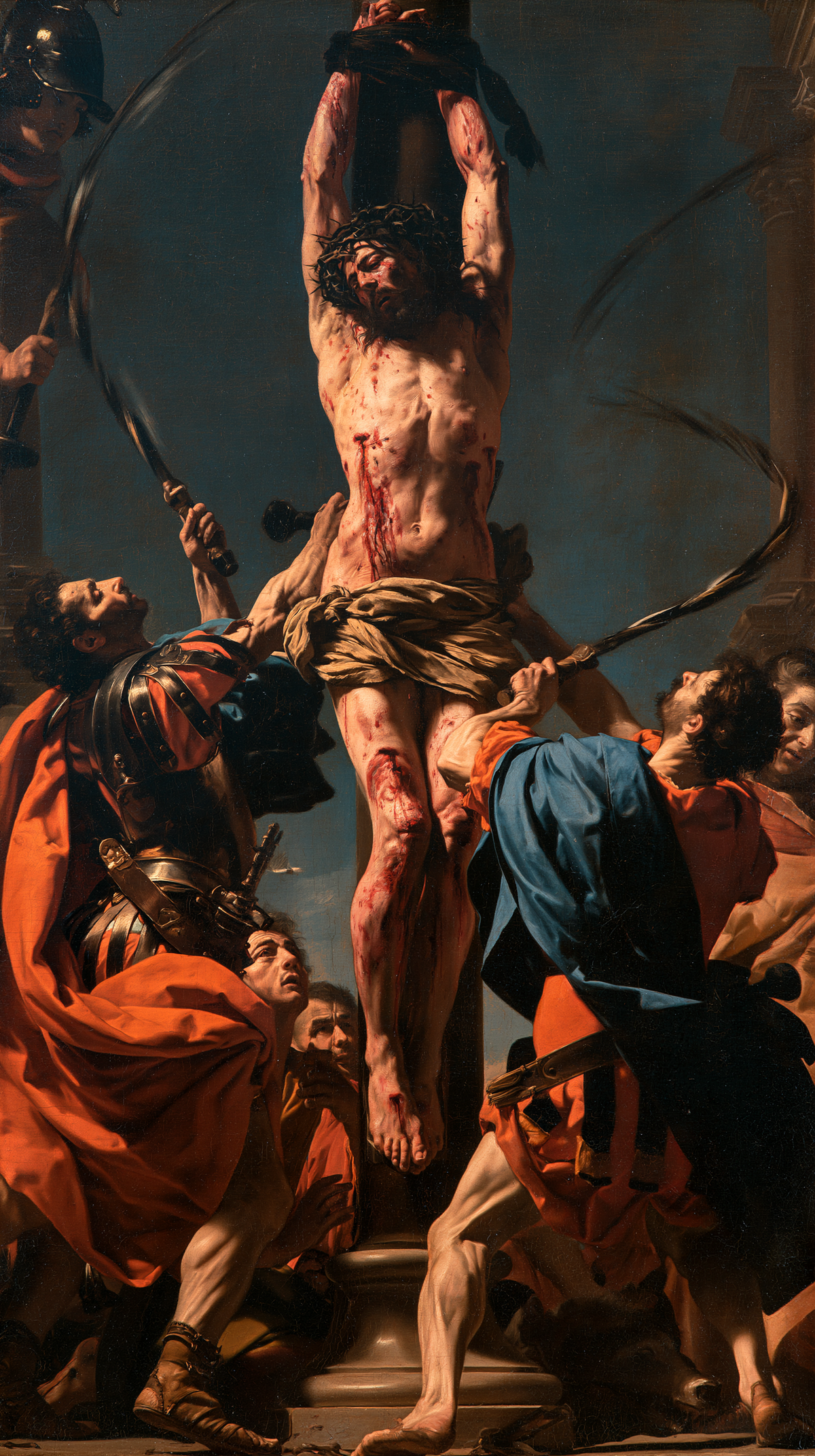 La Flagellation du Christ — Le Bleu parmi les flammes